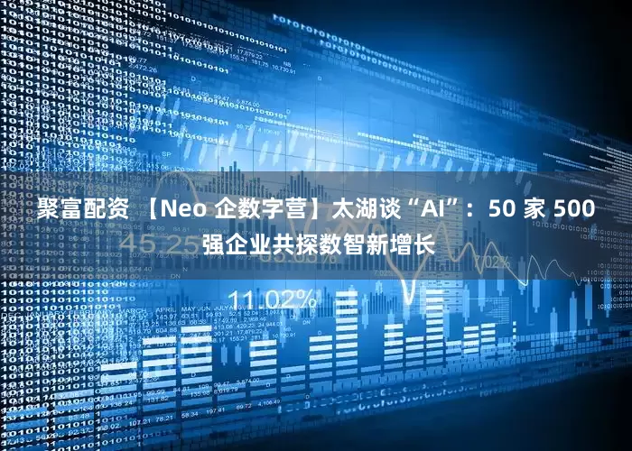 聚富配资 【Neo 企数字营】太湖谈“AI”：50 家 500 强企业共探数智新增长