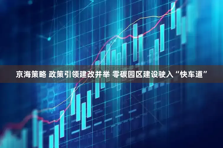 京海策略 政策引领建改并举 零碳园区建设驶入“快车道”